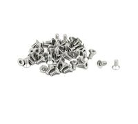 sourcing map M2x4mm T6 304 plate vis tête Torx 50Pcs
