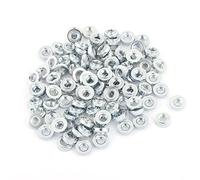 sourcing map M3-0 métal écrou moleté Autoriveur Fixation 100pcs pour 0,8mm épaisseur Tôle fine