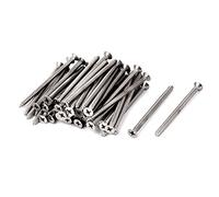 sourcing map M3,5x60mm Vis Tête Fraisée Cruciforme Vis Fixation 50 Pcs