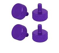 sourcing map M3.5x6mm Vis Moletée Tête pour Carte Graphique Ordinateur PC Voilet 4pcs