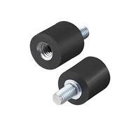 sourcing map M3 Silent Bloc Support Caoutchouc Amortisseur anti-vibration 8mmx8mm 4Pcs
