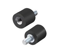 sourcing map M3 Silent Bloc Support Caoutchouc Amortisseur anti-vibration 8mmx8mm 8Pcs