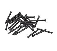 sourcing map M3 x 30mm Cruciforme Vis Attache Noir pour Portable PC TV Ventilateur Interrupteur 50pcs