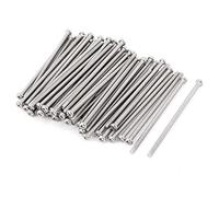 sourcing map M3 x 70mm Vis à tête cruciforme cylindrique boulon en 304 acier inoxydable 60pcs