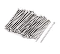 sourcing map M3 x 70mm Vis à tête cruciforme cylindrique boulon en 304 acier inoxydable 60pcs