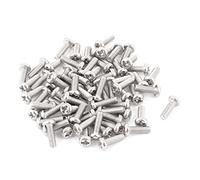 sourcing map M3 x 9 mm en acier inoxydable 304 vis à tête cruciforme Phillips 60pcs