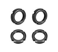 sourcing map M30x1.5mm Écrous ronds quatre fentes retenue 4 Pcs