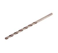 sourcing map M35 Haute Vitesse Acier Droit Tige Hélicoïdal Foret Or Oxyde 6.5mm Foret Diamètre 160mm Longueur
