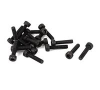 sourcing map M3x 15mm 17mm Longueur en Métal Tête Hexagonale Vis Boulons Lot de 20
