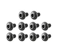 sourcing map M3x 5mm Bouton Vis à tête hexagonale Bouchon à 100Noir