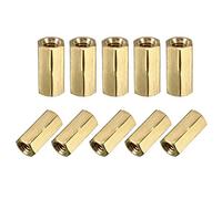 sourcing map M3x10 Femelle-Femelle Hexagonal Laiton PCB Carte Mère écarteurs Entretoise pour FPV Drone Quadcopter Ordinateur & Circuit Imprimé 30pcs