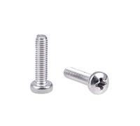 sourcing map M3x12mm Vis métaux cylindrique Phillips Tête croix Vis fixation boulon 30Pcs