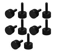 sourcing map M3x12mm Vis Moletée Tête pour Carte Graphique Ordinateur PC Noir 10pcs