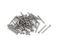 sourcing map M3x40mm Filetage 304 Vis à tête cylindrique six pans creux en acier inoxydable DIN912 55pcs