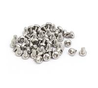 sourcing map M3x4mm Vis à tête ronde Torx acier inox 304 T10 Drive 50pc