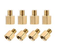 sourcing map M3x5mm+3mm Mâle-Femelle Laiton Hexagonal PCB Carte Mère écarteurs Entretoise pour FPV Drone Quadcopter Ordinateur & Circuit Imprimé 20pcs