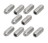 sourcing map M3x8mm 304 acier inoxydable vis à ressort prise hexagonal Vis sans tête à bille 10pcs