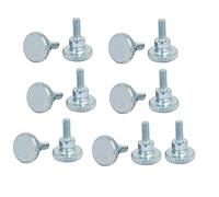 sourcing map M3x8mm Vis Moletée Tête entièrement fileté Fix 15pcs