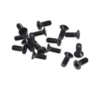sourcing map M4 x 10mm Cruciforme Vis Attache Noir pour Portable PC TV Ventilateur Interrupteur 150pcs