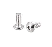 sourcing map M4x10mm Vis à métaux tête ronde à six pans creux Boulon 20Pcs