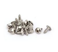 sourcing map M4x10mm Vis à tête auto-taraudeuse drive cruciforme acier inox 316 15Pcs