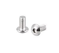 sourcing map M4x8mm vis à métaux vis à vis à tête ronde vis fixation 20Pcs