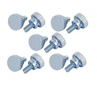 sourcing map M4x8mm Vis Moletée Tête entièrement fileté fixation 10Pcs