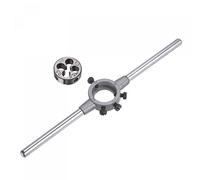 sourcing map M5.5 x 0.5 Filière Filetage Rond et Porte-filière 20mm (pour M3.5-M6 Filière) Réglable