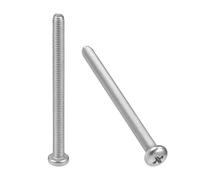 sourcing map M5x65mm Vis à métaux vis tête Cruciforme boulons fixation 20Pcs