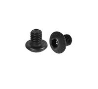sourcing map M5x6mm Hexagonal Prise Bouton Tête Capuchon Boulons Vis 304 Inox Acier 50pcs