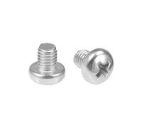 sourcing map M5x6mm Vis à métaux vis tête Cruciforme boulons fixation 20Pcs
