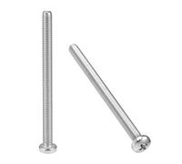 sourcing map M5x70mm Vis à métaux vis tête Cruciforme boulons fixation 10Pcs