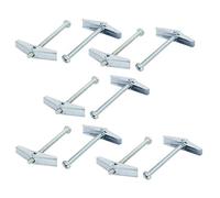 sourcing map M5x75mm filetage mâle mur creux ressort boulon tête ronde Basculer 10Pcs