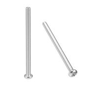 sourcing map M5x75mm Vis à métaux vis tête Cruciforme boulons fixation 25Pcs