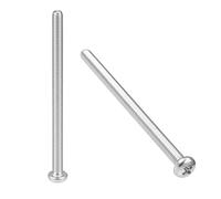 sourcing map M5x80mm Vis à métaux vis tête Cruciforme boulons fixation 10Pcs