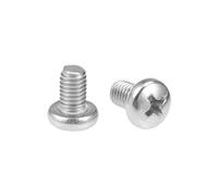 sourcing map M5x8mm Vis à métaux vis tête Cruciforme boulons fixation 20Pcs