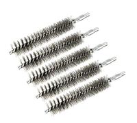 sourcing map M6 Tube Tuyau Fil acier ramonage Nettoyage balayage 20mm 5pc Dia