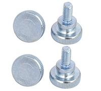 sourcing map M6x12mm Vis Moletée Tête entièrement fileté fixation 4Pcs