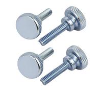 sourcing map M6x25mm Vis Moletée Tête entièrement fileté fixation 4pcs