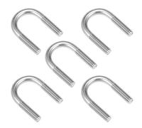 sourcing map M8 acier inoxydable 304 Boulon en U fixation pour tuyau 22mm de diamètre 5 Pcs