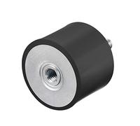 sourcing map M8 Mâle Femelle Silent Bloc Support Caoutchouc Amortisseur pour Moteur Générateur Compresseur Garage Inverse Osmose Pompe Impact Air Générateur Voiture Bobines D40mmxH30mm