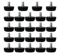 sourcing map M8 x 13 x 30mm Pieds de Nivellement Réglables 24 Pcs pour Meubles, Protection de Sol pour Pieds de Table de Restaurant à Domicile