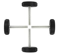 sourcing map M8 x 50 x 40mm Pieds de Nivellement Réglables 4 Pcs pour Meubles, Protection de Sol pour Pieds de Table