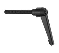 sourcing map M8 x 60 mm Boutons Réglables Poignée Filetage Mâle Bouton poussoir Cliquet Verrouillage Rapide Verrouillage Boulon Rotatif pour Machines de Tour, Noir