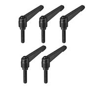 sourcing map M8x32mm Poignée levier serrage Filetage Goujon fileté mâle 5Pcs