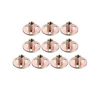 sourcing map M8x37x2.5mm Brad Trou T écrou Carbone Acier T-écrous Meubles Matériel Bride Insert Femelle Filetage 10pcs