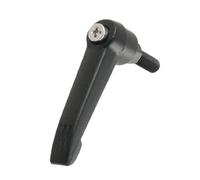 sourcing map Machines Noir M6 x 16 mm fileté Bouton Poignée réglable Levier