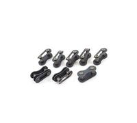 sourcing map- Maillons de chaîne de vélo 8 pièces pour vélo 90cc 110cc, Noir