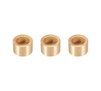 sourcing map Manchon Roulement autolubrifiant alésage 12mmx18mm ODx12mm long bagues bronze 3pc