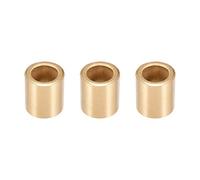sourcing map Manchon Roulement autolubrifiant alésage 12mmx18mm ODx20mm long douille bronze 3pc
